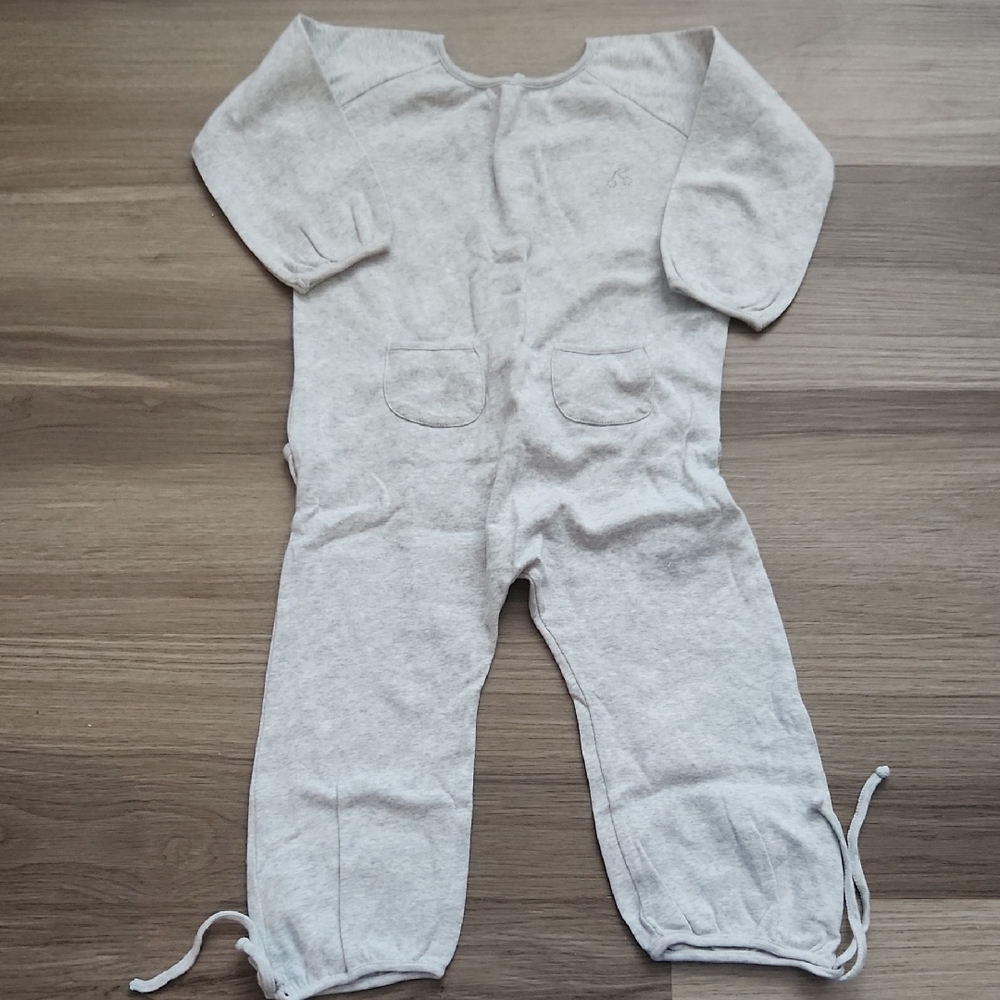 Bonpoint Cozy Gray Kids One Piece